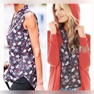 Cabi Top Plaza Fiesta Blouse Sleeveless Floral Style 5210 Women’s Medium